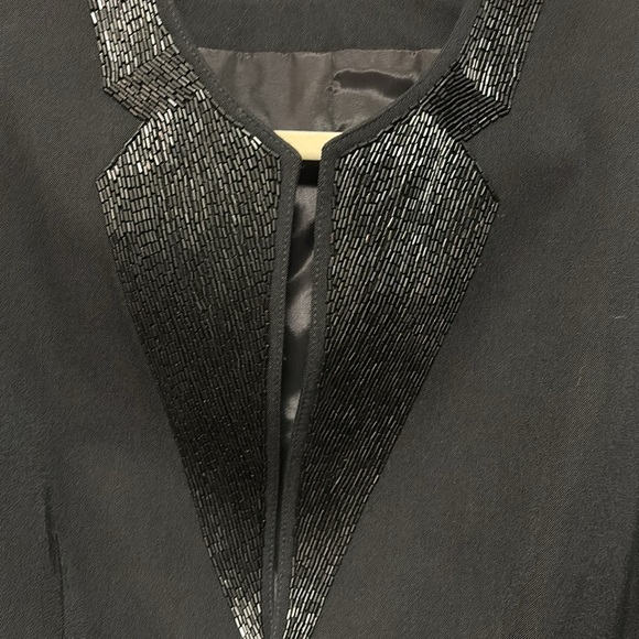 Raspini jacket and skirt dressy suit, vintage NWT, black size 13/14 gorgeous - Picture 3 of 10